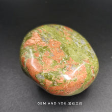 Load image into Gallery viewer, Unakite Polished 70mm*62mm*35mm*