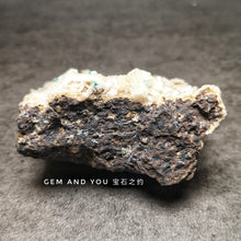 Load image into Gallery viewer, Cavansite with stilbite Raw 100mm*87mm*62mm