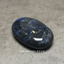 Load image into Gallery viewer, Sodalite Polished Palm Stone 61mm*41mm*19mm