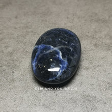 Load image into Gallery viewer, Sodalite Polished Palm Stone 61mm*41mm*19mm