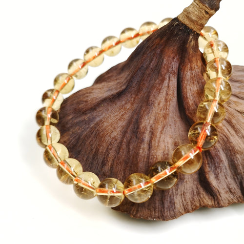 Citrine Bracelet 7mm Round