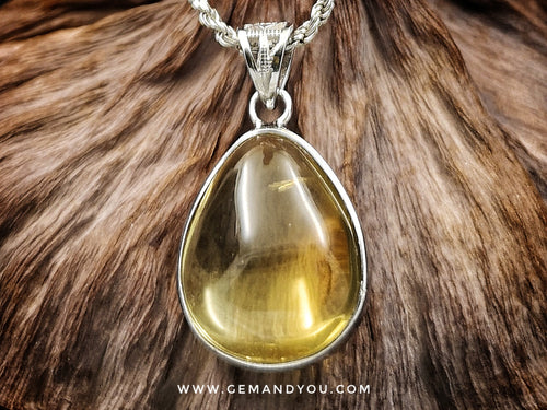 Citrine Pendant 22mm*18mm*8mm