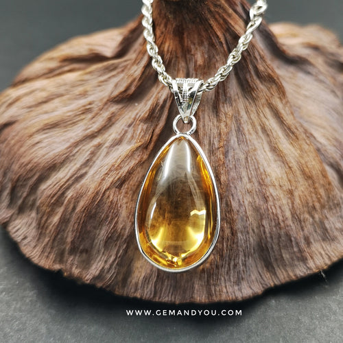 Citrine Pendant 24mm*15mm*10mm